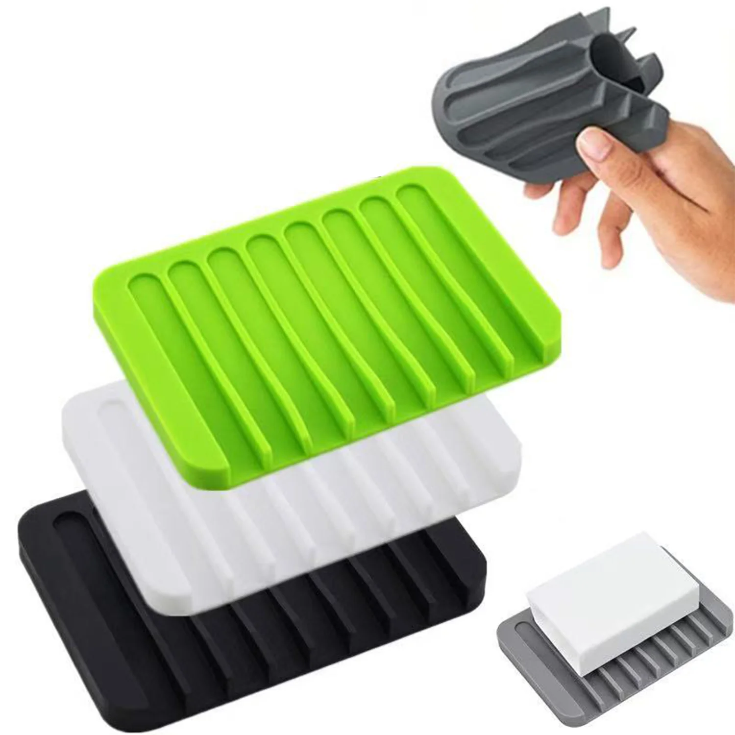 Silicone Non-Slip Soap Dish